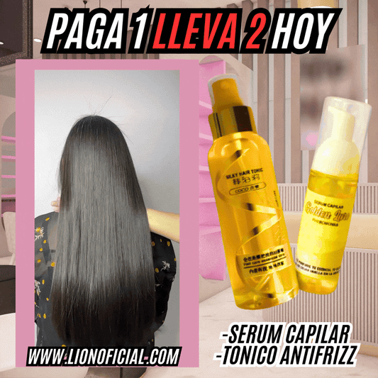 2X1 ANTIFRIZ LION HAIR + SERUM CAPILAR